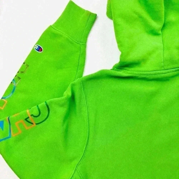 Champion Reverse Weave Heavyweight Embroidered Logo Hoodie Sweatshirt Size S - Picture 12 of 16